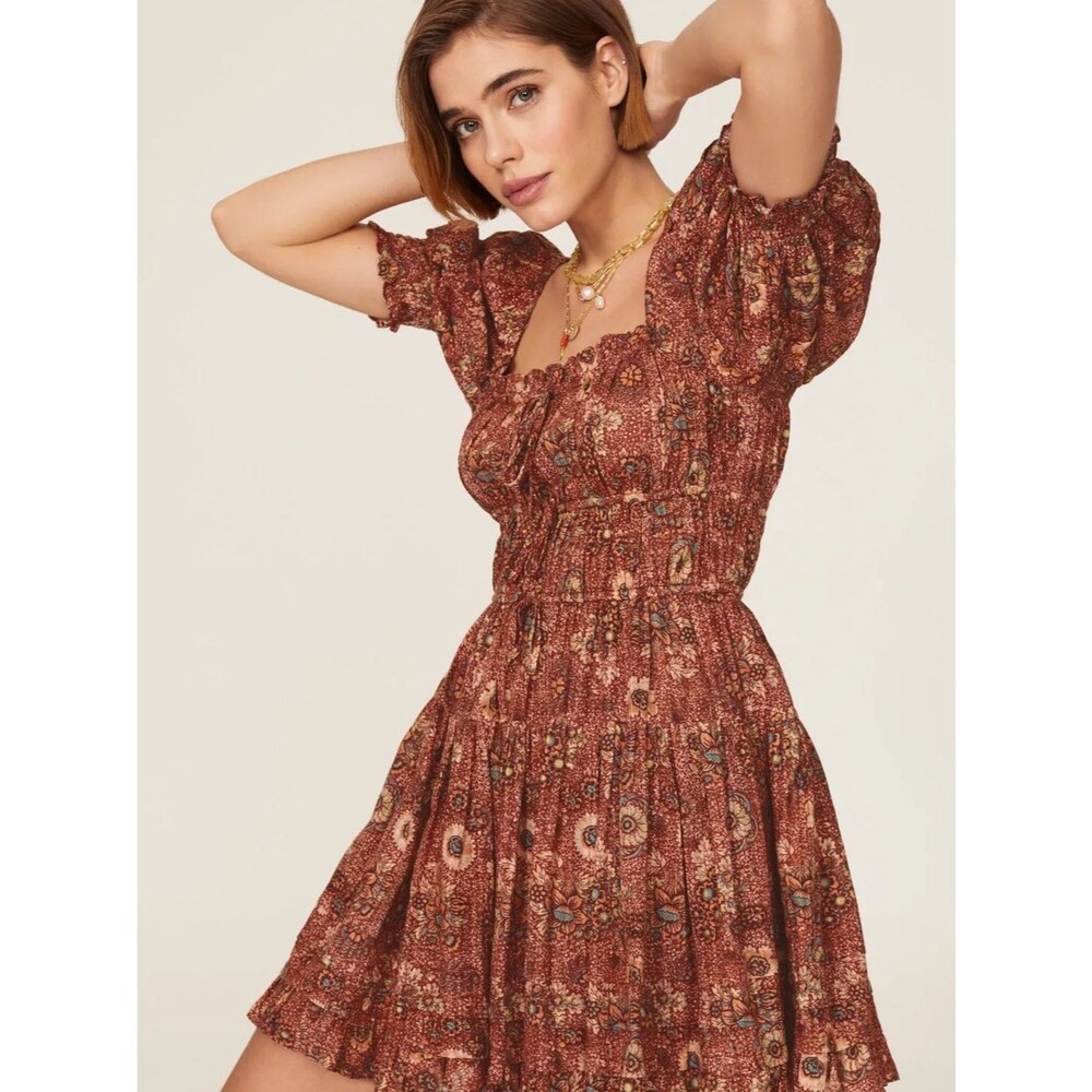 Ulla Johnson Juniper Puff Sleeve Dress US 8